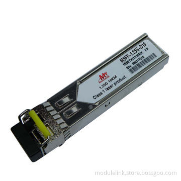 SFP Fiber-optic Module, 1.25G, BIDI, 20km, LC connector